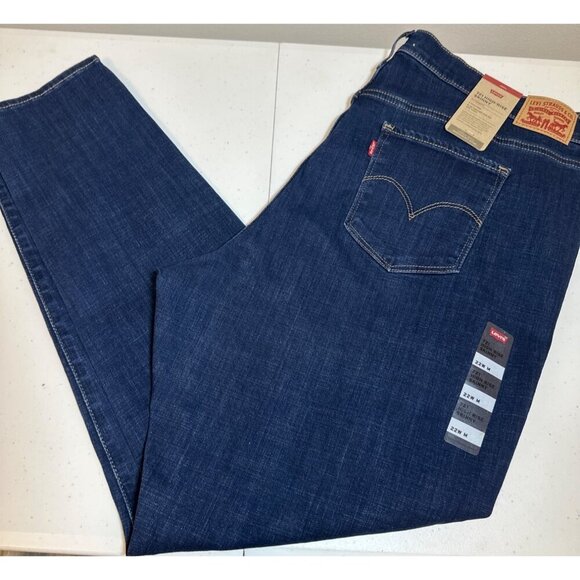 Levi's Women's 721 High-Rise Skinny Jean (Size 22W-30) Blue Story - Picture 4 of 12